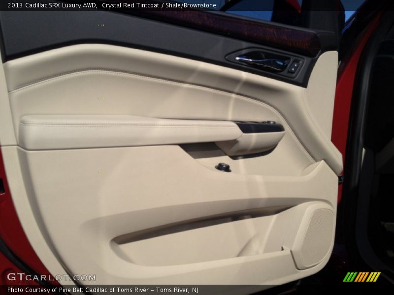 Crystal Red Tintcoat / Shale/Brownstone 2013 Cadillac SRX Luxury AWD