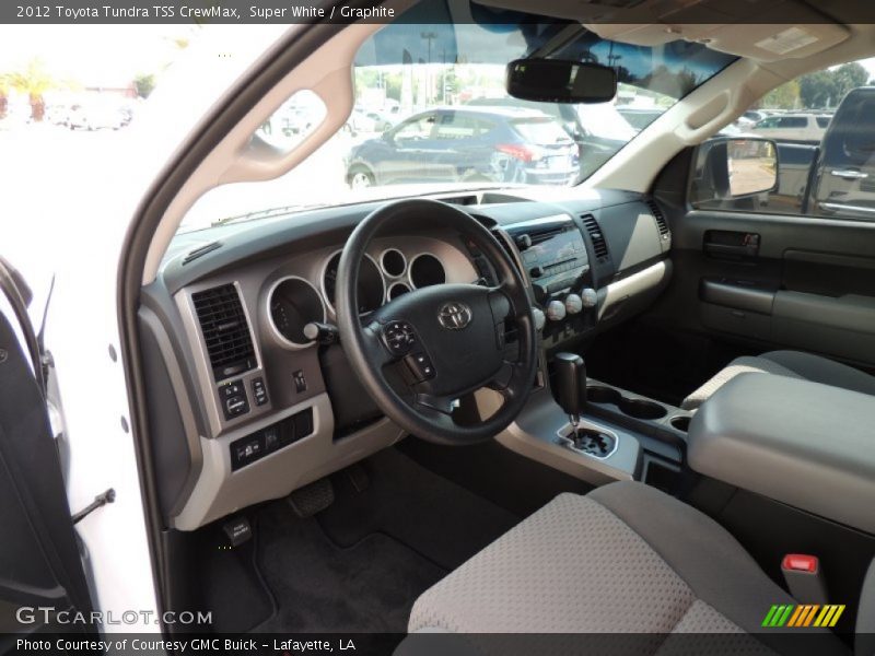 Super White / Graphite 2012 Toyota Tundra TSS CrewMax