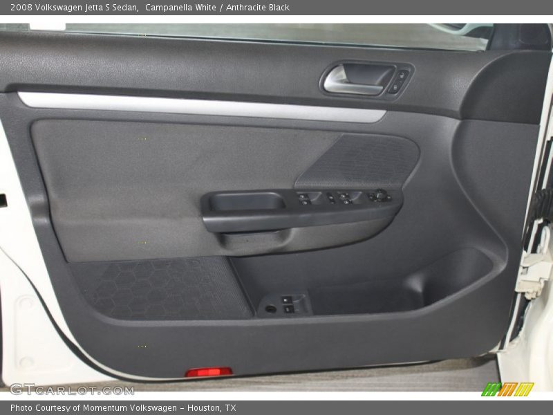 Campanella White / Anthracite Black 2008 Volkswagen Jetta S Sedan