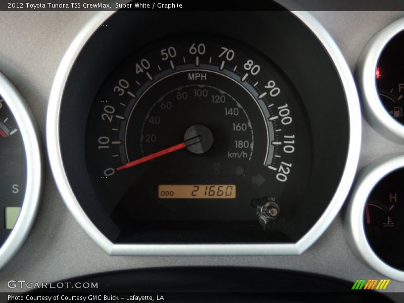 Super White / Graphite 2012 Toyota Tundra TSS CrewMax