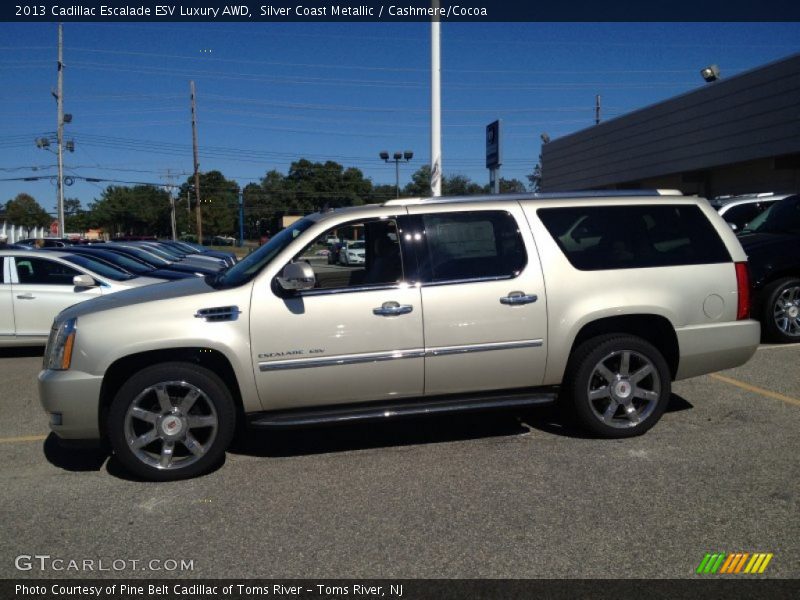  2013 Escalade ESV Luxury AWD Silver Coast Metallic
