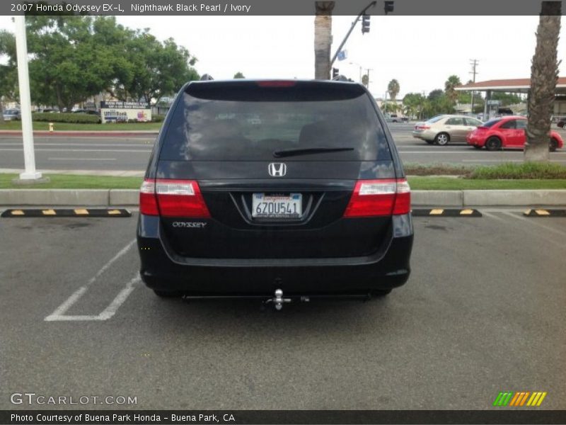 Nighthawk Black Pearl / Ivory 2007 Honda Odyssey EX-L