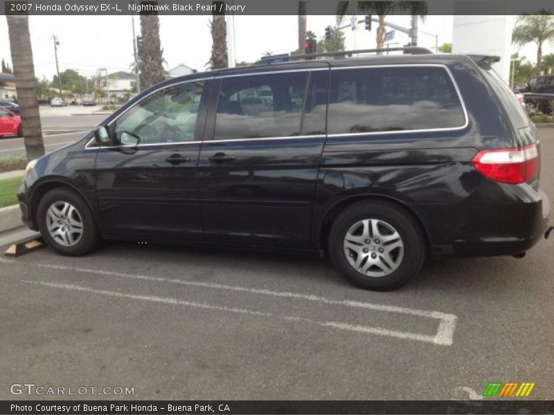 Nighthawk Black Pearl / Ivory 2007 Honda Odyssey EX-L