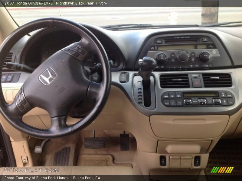Nighthawk Black Pearl / Ivory 2007 Honda Odyssey EX-L