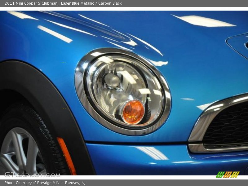 Laser Blue Metallic / Carbon Black 2011 Mini Cooper S Clubman