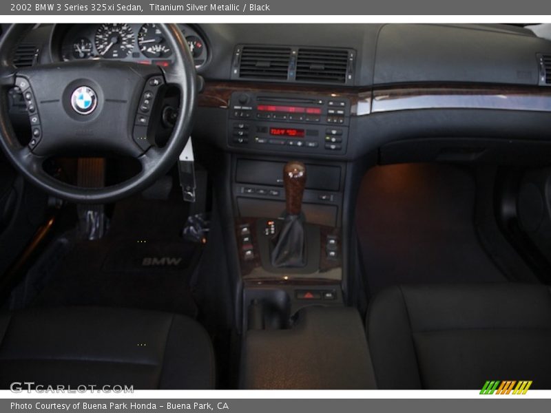 Titanium Silver Metallic / Black 2002 BMW 3 Series 325xi Sedan
