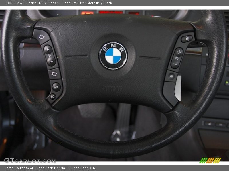 Titanium Silver Metallic / Black 2002 BMW 3 Series 325xi Sedan