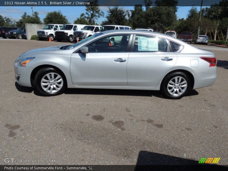 Brilliant Silver / Charcoal 2013 Nissan Altima 2.5 S