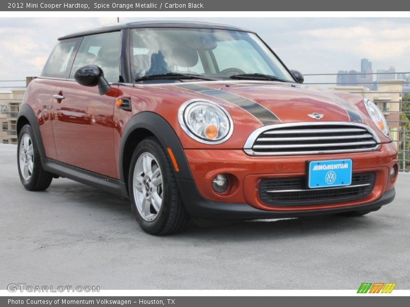Spice Orange Metallic / Carbon Black 2012 Mini Cooper Hardtop