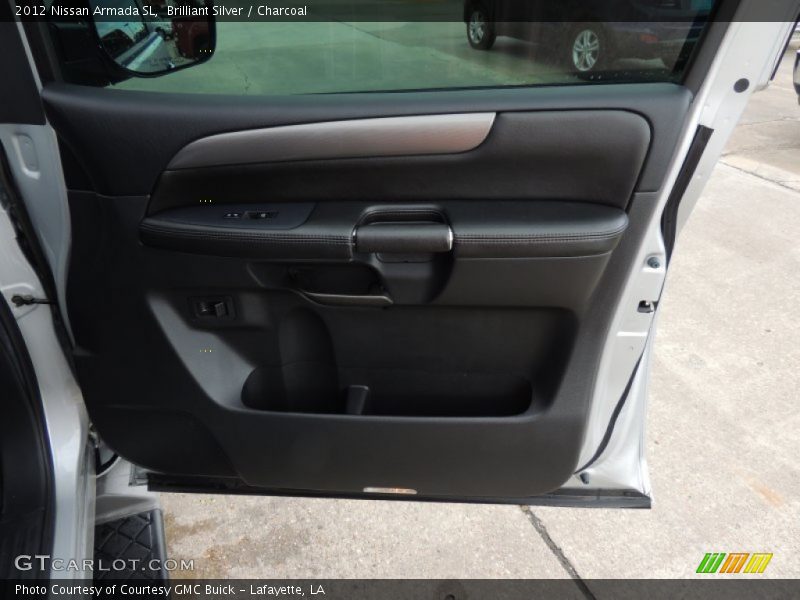 Brilliant Silver / Charcoal 2012 Nissan Armada SL