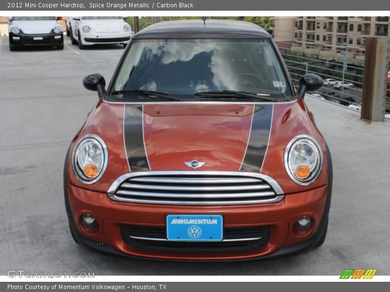Spice Orange Metallic / Carbon Black 2012 Mini Cooper Hardtop