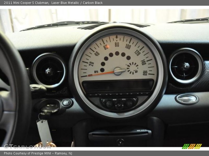 Laser Blue Metallic / Carbon Black 2011 Mini Cooper S Clubman