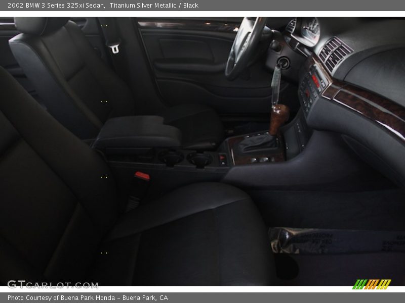 Titanium Silver Metallic / Black 2002 BMW 3 Series 325xi Sedan
