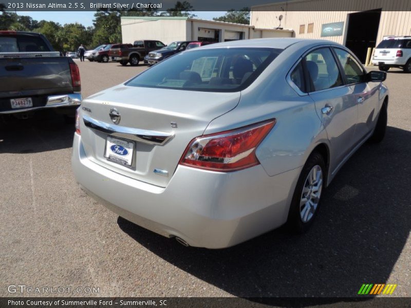 Brilliant Silver / Charcoal 2013 Nissan Altima 2.5 S