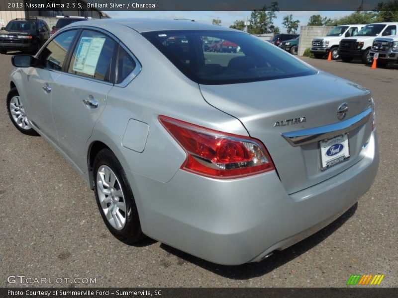 Brilliant Silver / Charcoal 2013 Nissan Altima 2.5 S