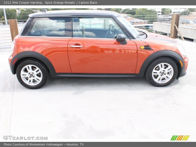 Spice Orange Metallic / Carbon Black 2012 Mini Cooper Hardtop