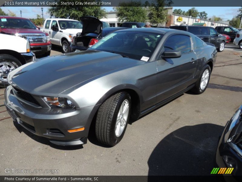 Sterling Gray Metallic / Stone 2011 Ford Mustang V6 Coupe