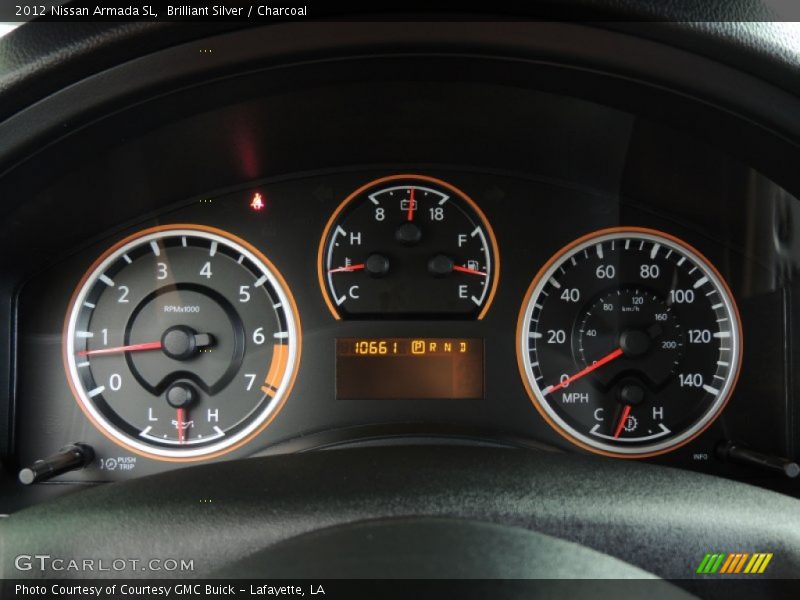 Brilliant Silver / Charcoal 2012 Nissan Armada SL