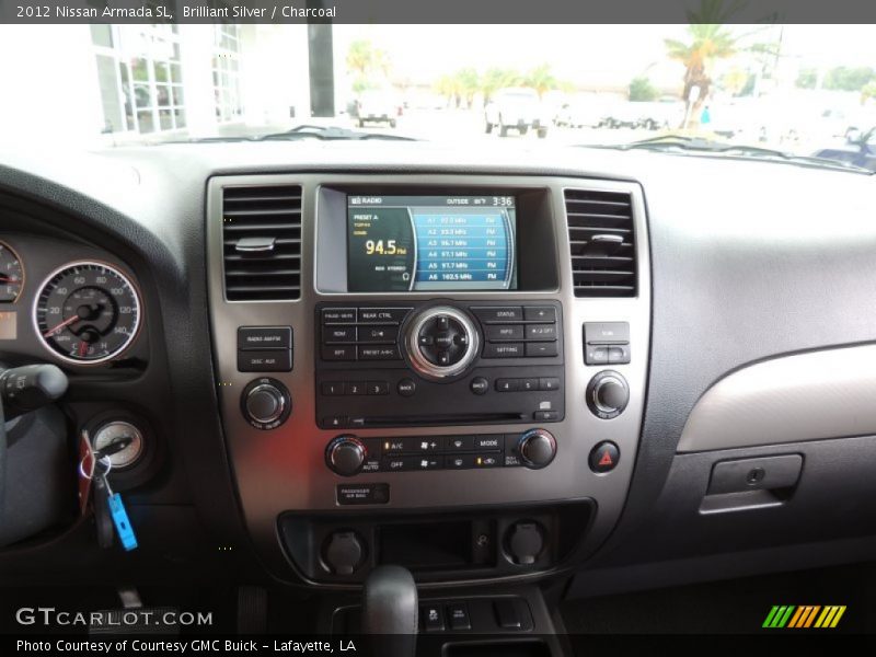 Brilliant Silver / Charcoal 2012 Nissan Armada SL
