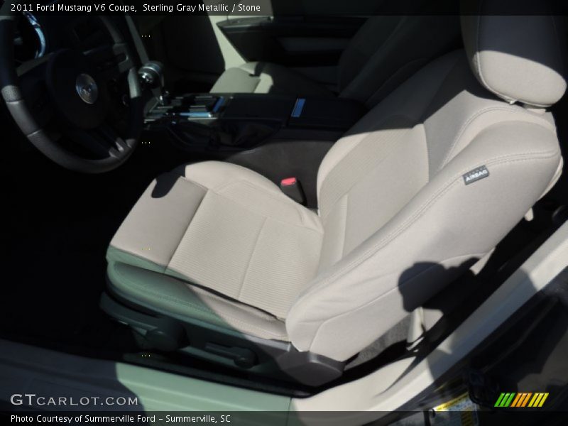 Sterling Gray Metallic / Stone 2011 Ford Mustang V6 Coupe