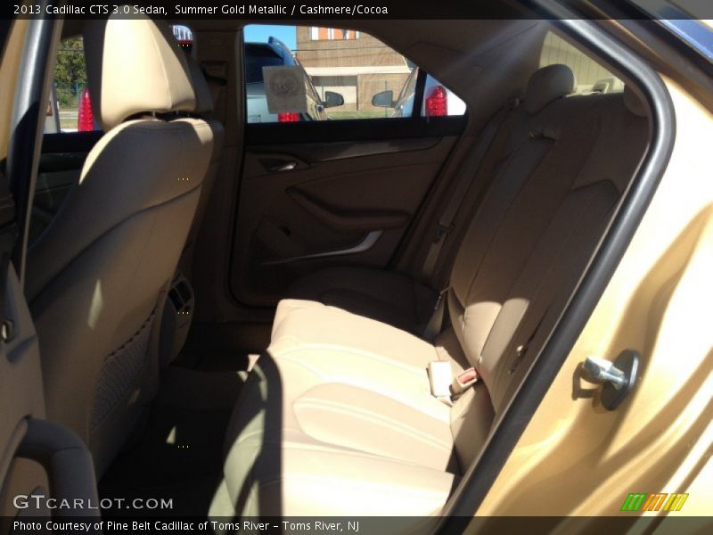 Summer Gold Metallic / Cashmere/Cocoa 2013 Cadillac CTS 3.0 Sedan