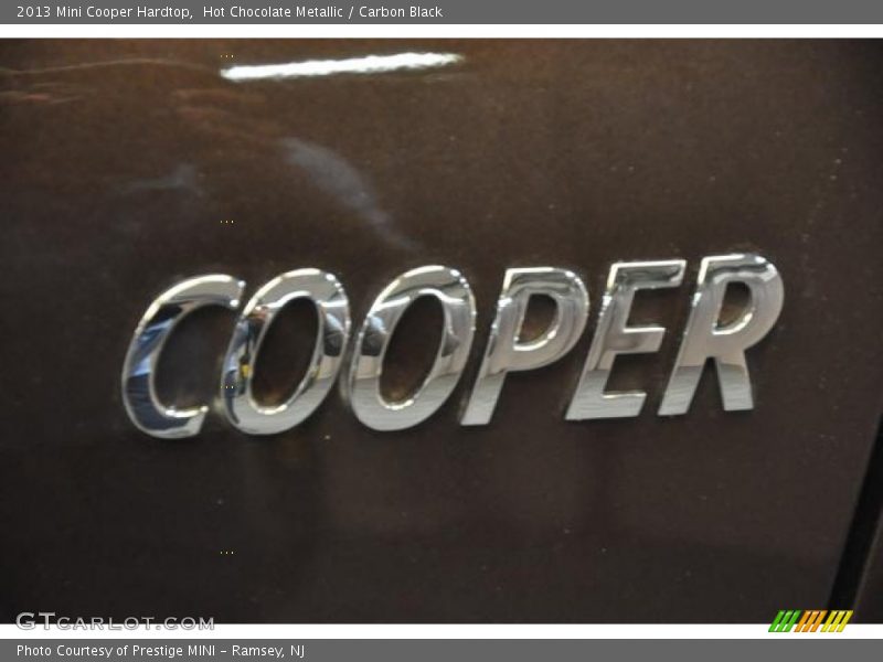 Hot Chocolate Metallic / Carbon Black 2013 Mini Cooper Hardtop