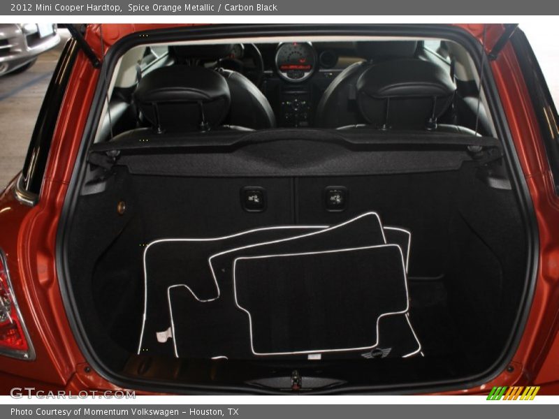 Spice Orange Metallic / Carbon Black 2012 Mini Cooper Hardtop