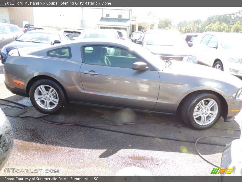 Sterling Gray Metallic / Stone 2011 Ford Mustang V6 Coupe