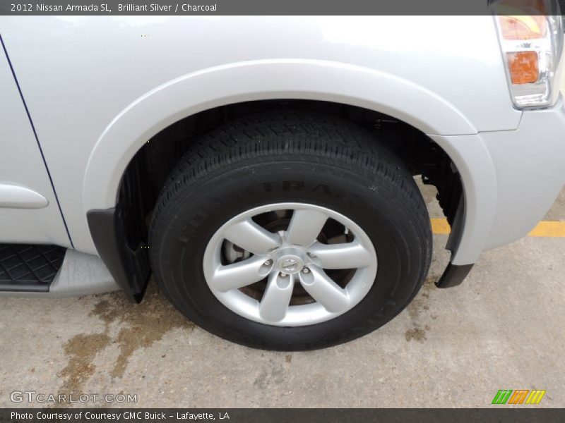Brilliant Silver / Charcoal 2012 Nissan Armada SL