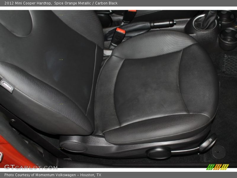 Spice Orange Metallic / Carbon Black 2012 Mini Cooper Hardtop