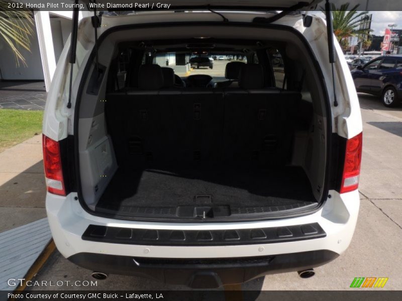 White Diamond Pearl / Gray 2012 Honda Pilot Touring