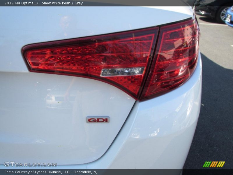 Snow White Pearl / Gray 2012 Kia Optima LX