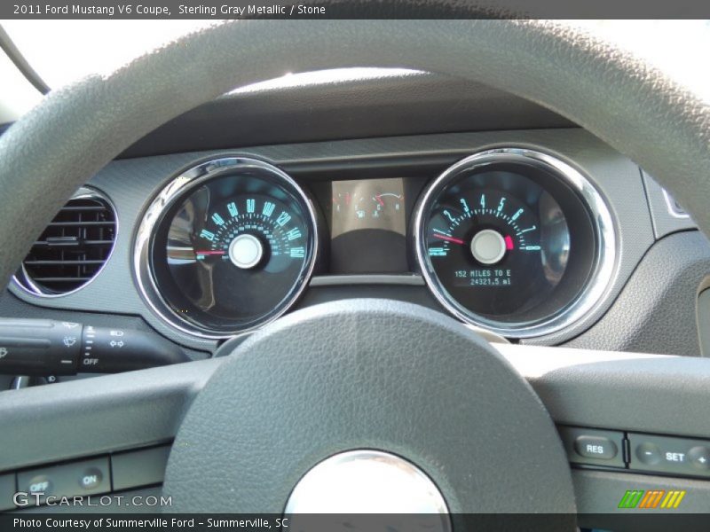 Sterling Gray Metallic / Stone 2011 Ford Mustang V6 Coupe