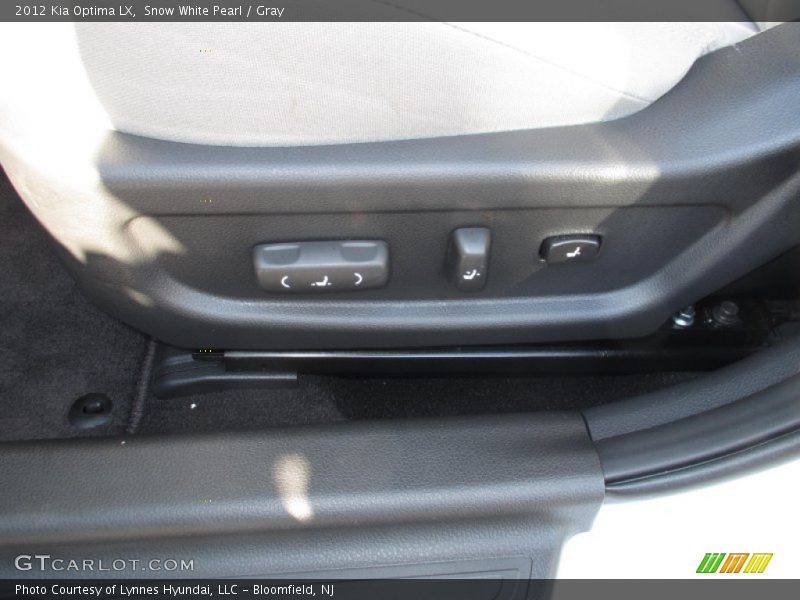 Snow White Pearl / Gray 2012 Kia Optima LX