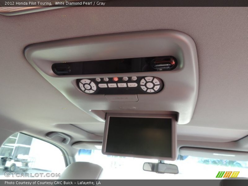 White Diamond Pearl / Gray 2012 Honda Pilot Touring