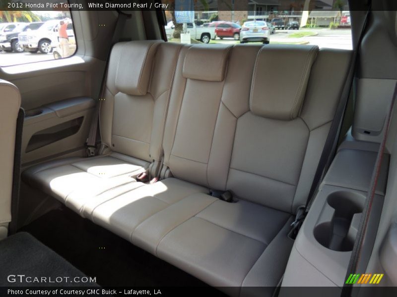 White Diamond Pearl / Gray 2012 Honda Pilot Touring