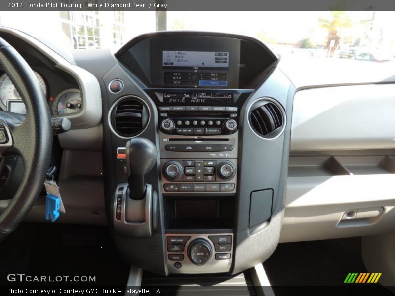 White Diamond Pearl / Gray 2012 Honda Pilot Touring