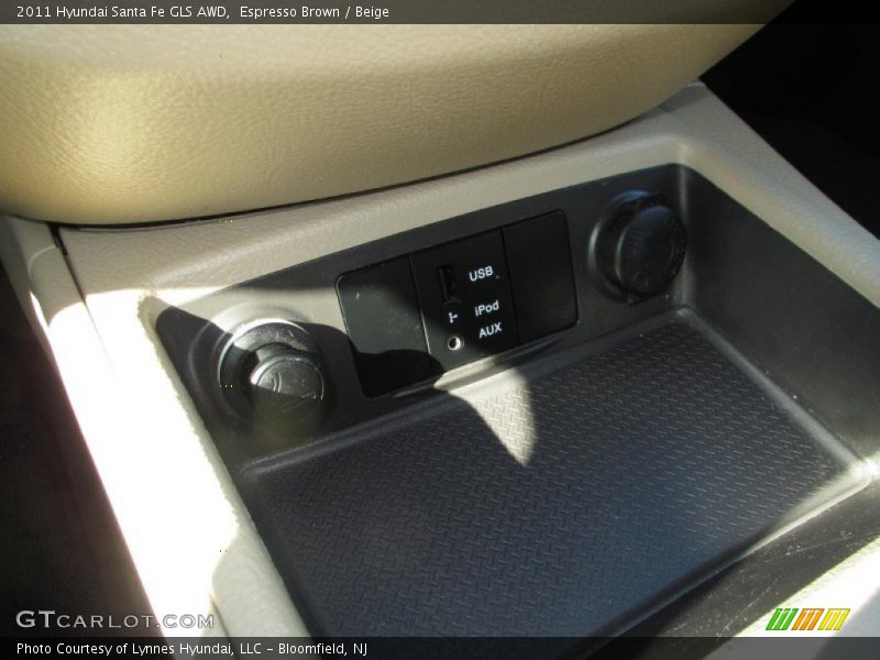 Espresso Brown / Beige 2011 Hyundai Santa Fe GLS AWD