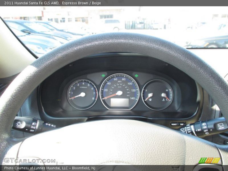 Espresso Brown / Beige 2011 Hyundai Santa Fe GLS AWD