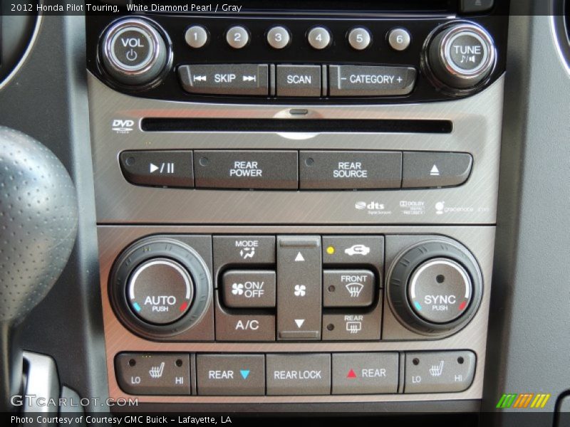 White Diamond Pearl / Gray 2012 Honda Pilot Touring