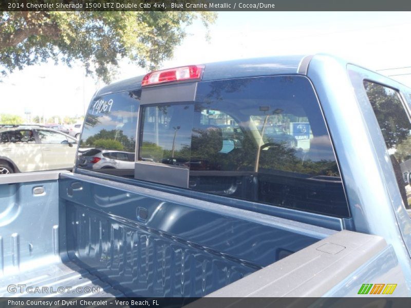 Blue Granite Metallic / Cocoa/Dune 2014 Chevrolet Silverado 1500 LTZ Double Cab 4x4