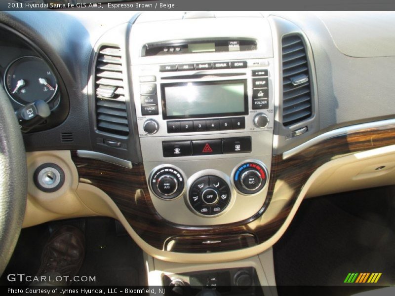 Espresso Brown / Beige 2011 Hyundai Santa Fe GLS AWD