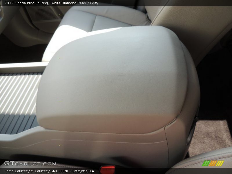 White Diamond Pearl / Gray 2012 Honda Pilot Touring
