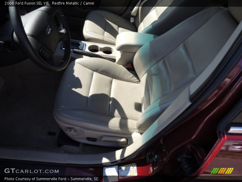 Redfire Metallic / Camel 2006 Ford Fusion SEL V6