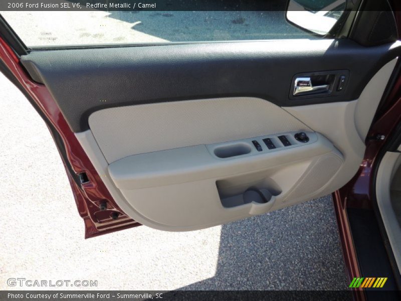 Redfire Metallic / Camel 2006 Ford Fusion SEL V6