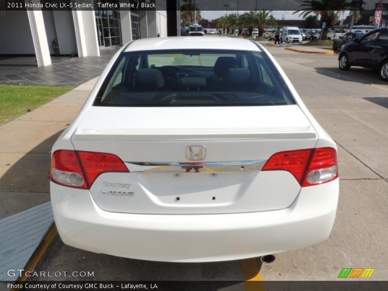 Taffeta White / Black 2011 Honda Civic LX-S Sedan