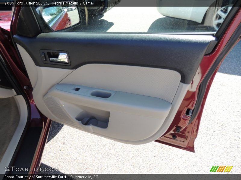 Redfire Metallic / Camel 2006 Ford Fusion SEL V6