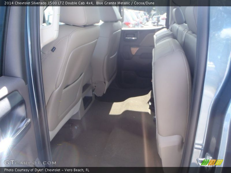 Blue Granite Metallic / Cocoa/Dune 2014 Chevrolet Silverado 1500 LTZ Double Cab 4x4