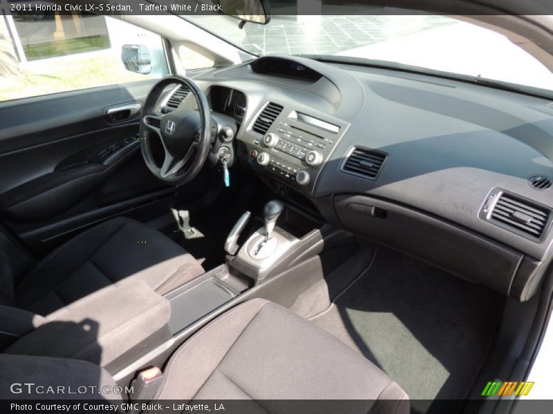 Taffeta White / Black 2011 Honda Civic LX-S Sedan