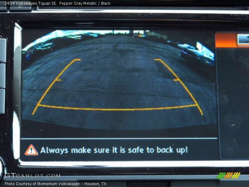Pepper Gray Metallic / Black 2014 Volkswagen Tiguan SE
